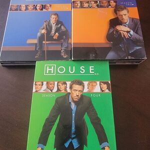 House M.D. Seasons 1, 2 And 4 DVD Box Set - Green Cover